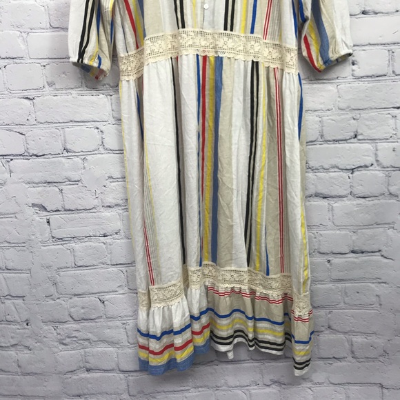 NEW Zara Ladies Striped Maxi Dress - Picture 5 of 8